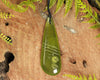 NZ Greenstone Large Roimata Pendant (BE668) Tangiwai Pounamu