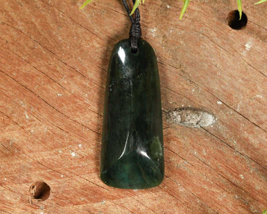 NZ Greenstone Small Toki Pendant (BH326) Tangiwai Pounamu