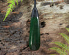 NZ Greenstone Medium Roimata Pendant (BK176) Kawakawa Pounamu