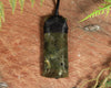 NZ Greenstone Medium Toki Pendant (BK451) Rimu Pounamu