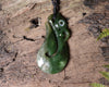 NZ Greenstone Medium Manaia Pendant (BK707) Hapopo Pounamu