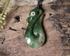 NZ Greenstone Medium Manaia Pendant (BK707) Hapopo Pounamu