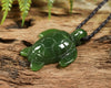 NZ Greenstone Small Turtle Pendant (BK748) Hapopo Pounamu