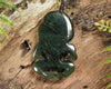 NZ Greenstone Medium Hei Tiki Pendant (BM065) Tangiwai Pounamu
