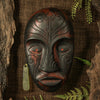 NZ Wood Wheku Mask Sculpture (BM198)