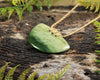 NZ Greenstone Small Kōuma Breastplate Pendant (BM319) Hapopo Pounamu