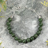 NZ Greenstone Beaded Bracelet (BM422) Kawakawa Pounamu