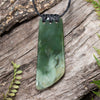 NZ Greenstone Medium Toki Pendant Hapopo Pounamu
