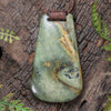 NZ Greenstone Medium Toki Pendant Flower Jade Pounamu