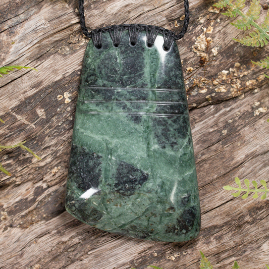 NZ Serpentine XLarge Toki Pendant