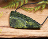 NZ Serpentine XLarge Kōuma Breastplate Pendant (BM709) Douglas Creek Pounamu