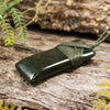 NZ Greenstone Small Toki Pendant (BN504) Rimu Pounamu