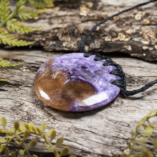 Charoite Medium Porowhita Pendant (BP722)