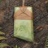 NZ Greenstone Medium Toki Pendant (BT395) Flower Jade Pounamu