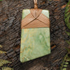 NZ Greenstone Medium Toki Pendant (BT395) Flower Jade Pounamu