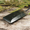 NZ Greenstone Medium Freeform Toki Pendant (BT635) Rimu Pounamu