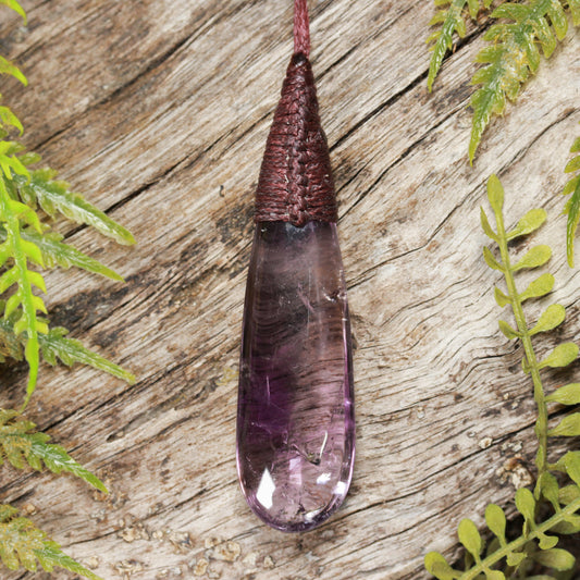 Amethyst Small Roimata Pendant (BT753)