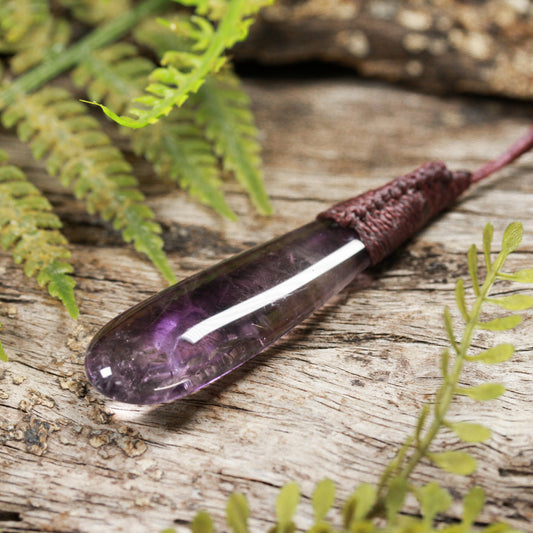 Amethyst Small Roimata Pendant (BT753)
