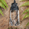 Quartz with Black Tourmaline Small Toki Pendant (BT754)