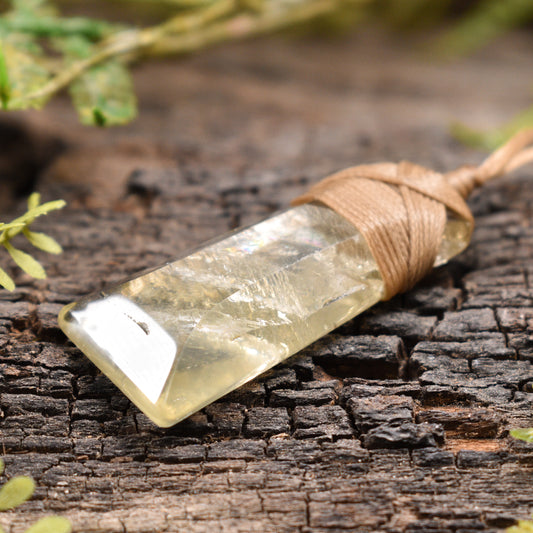 Lemon Quartz Small Toki Pendant (BT758)