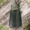 NZ Greenstone Small Toki Pendant Rimu Pounamu