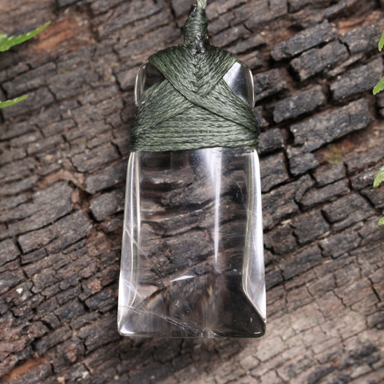 Clear Quartz Small Toki Pendant