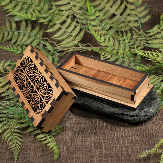 Spotted Gum Wood Small Rectangle Decorative Box