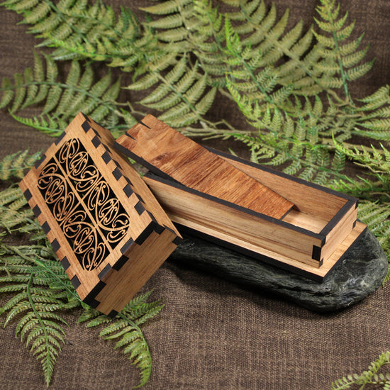 Spotted Gum Wood Small Rectangle Decorative Box