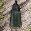 NZ Greenstone XSmall Toki Pendant Rimu Pounamu