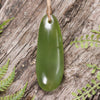 NZ Greenstone Medium Roimata Pendant Tangiwai Pounamu