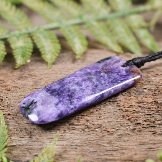 Charoite Small Freeform Pendant