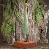 NZ Greenstone Mere with Stand (BT792) Flower Jade Pounamu