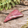 Rhodonite Small Niho Taniwha Tooth Pendant