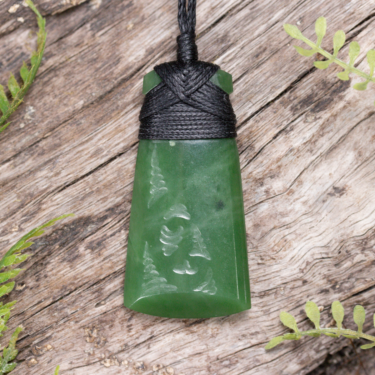 NZ Greenstone Small Toki Pendant Hapopo Pounamu