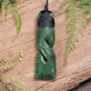 NZ Greenstone XLarge Toki Twist Pendant Hapopo Pounamu