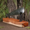 NZ Greenstone Mere with Stand Rimu Pounamu