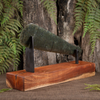 NZ Greenstone Mere with Stand Rimu Pounamu