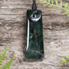 NZ Greenstone Small Toki Pendant Kawakawa Pounamu