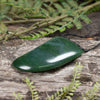 NZ Greenstone Large Niho Taniwha Tooth Pendant Hapopo Pounamu
