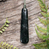 NZ Greenstone Small Roimata Pendant Kawakawa Pounamu