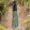 NZ Serpentine Medium Freeform Roimata Pendant (BT988)