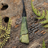 NZ Greenstone Medium Toki Pendant (BW314) Rimu Pounamu