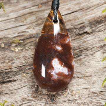 Moroccan Agate XSmall Roimata Pendant (BW348)