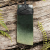 NZ Greenstone Large Toki Pendant (BW374) Kawakawa Pounamu