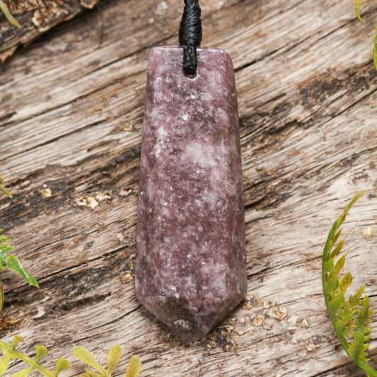 Lepidolite Small Pointed Pendant (BW379)