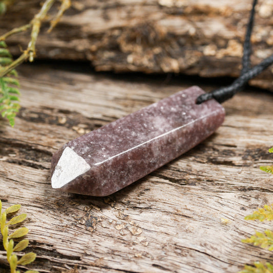 Lepidolite Small Pointed Pendant (BW379)