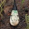 Quartz and Fuchsite Small Roimata Pendant (BW380)