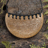 NZ Whale Bone Large Kōuma Breastplate Pendant (BW475) NZ SALE ONLY