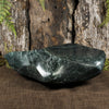 NZ Serpentine Large Freeform Touchstone Sculpture (BW804)