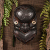 NZ Wood Wheku Mask Sculpture